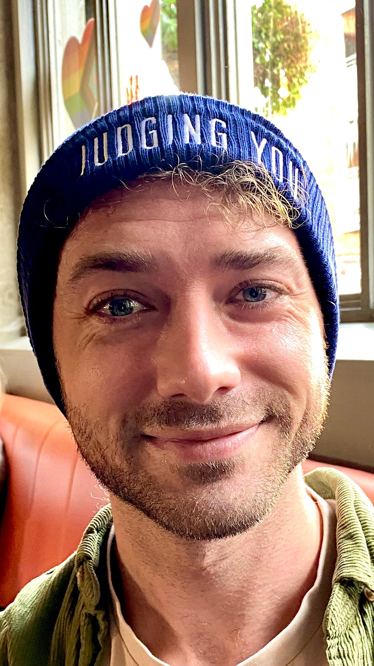 Judging You - Organic ribbed beanie