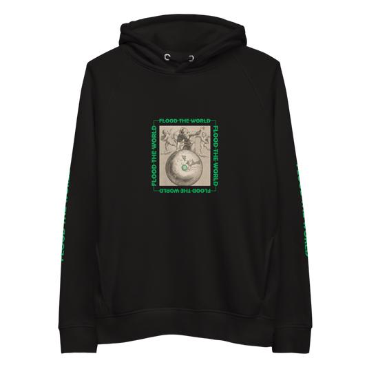 Flood The World - Unisex pullover eco hoodie