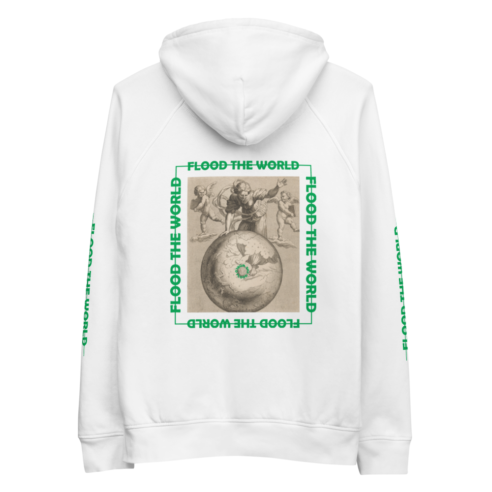 Flood The World - Unisex pullover eco hoodie