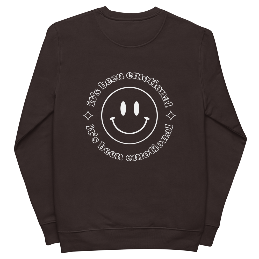 It's Been Emotional - Unisex eco sweatshirt (Printed - Front & Back)