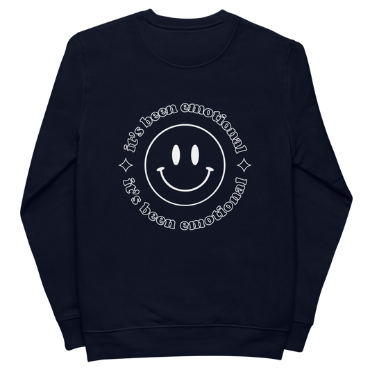 It's Been Emotional - Unisex eco sweatshirt (Printed - Front & Back)