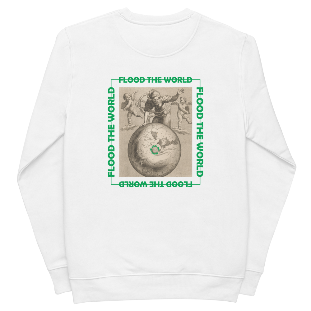 Flood The World - Unisex eco sweatshirt