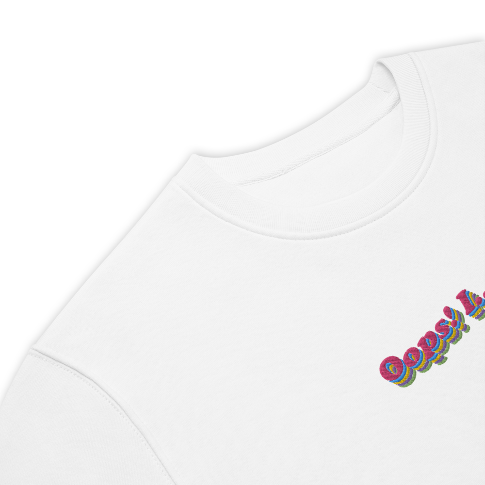 Oops! I.... - Unisex eco sweatshirt (Embroidered)
