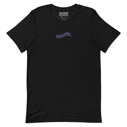 Cute When Frustrated - Short-Sleeve Unisex T-Shirt (Embroidered)